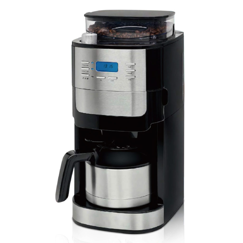 Automatic Espresso Machine with Built-in Conical Burr Grinder - Crypton TCI